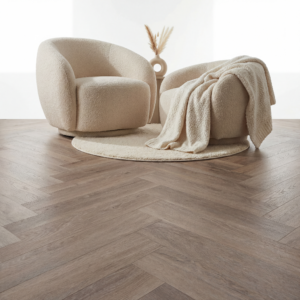 Lux Tenebrae Visgraat Smoky Oak Plak PVC