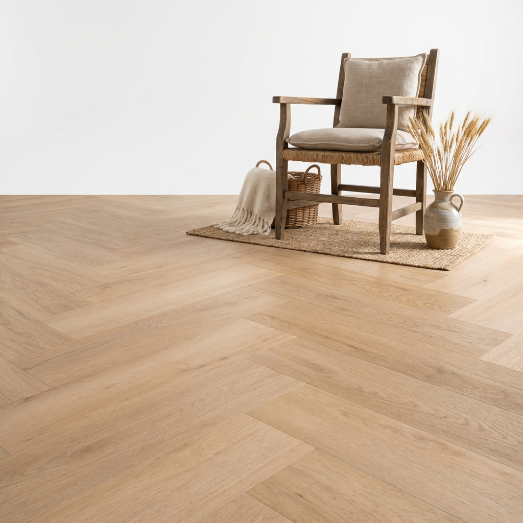 Madera Visgraat Beige Plak PVC - Afbeelding 6